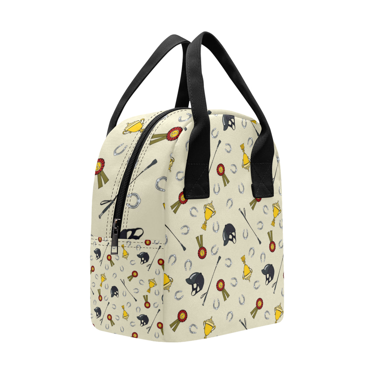 Equestrian Horseshoe Equipment Insulated Lunch Bag