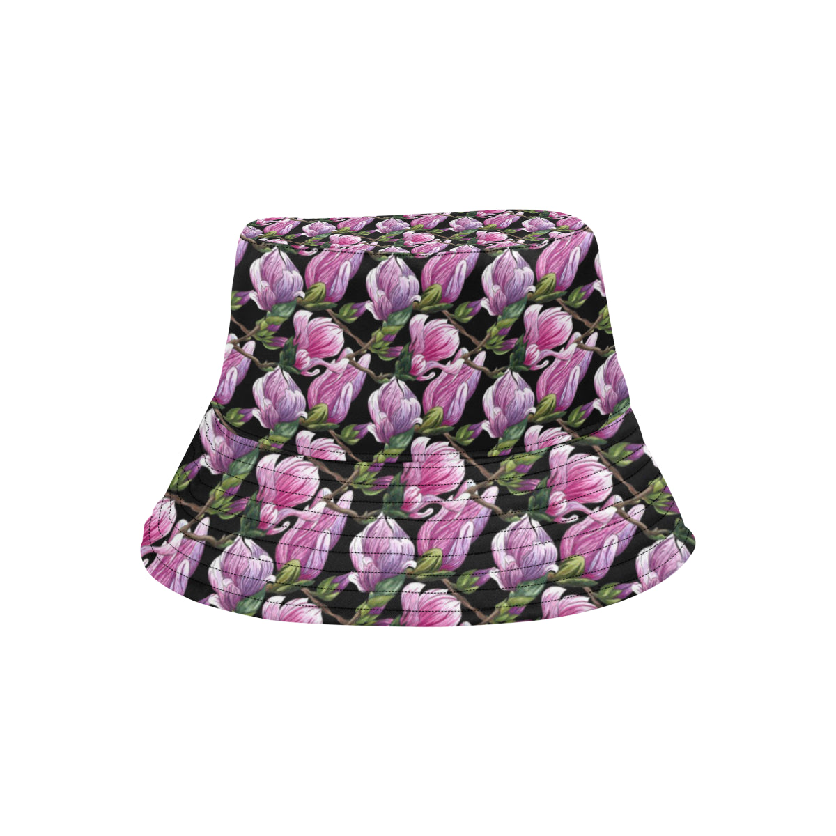 Magnolia Pattern Print Design MAG011 Unisex Bucket Hat