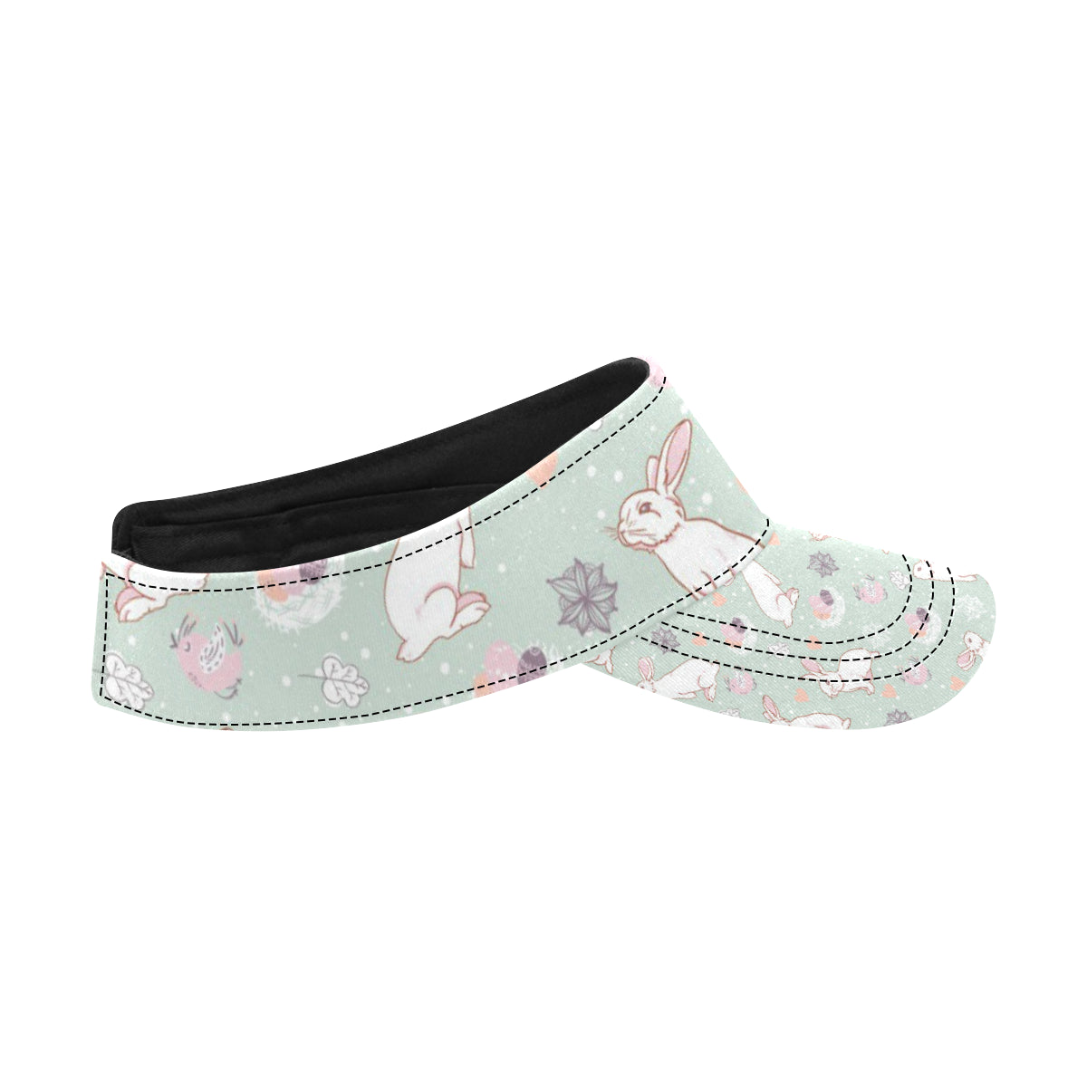 Rabbit Pattern Print Design RB011 Unisex Sun Visor