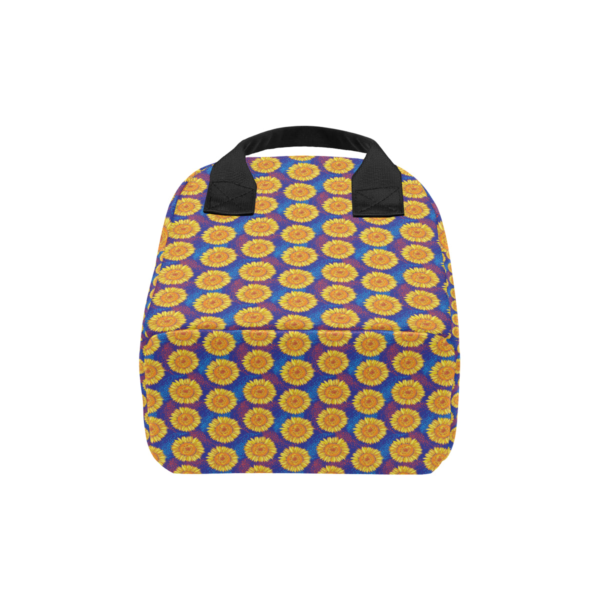 Sunflower Hand Drawn Style Print Insulated Lunch Bag