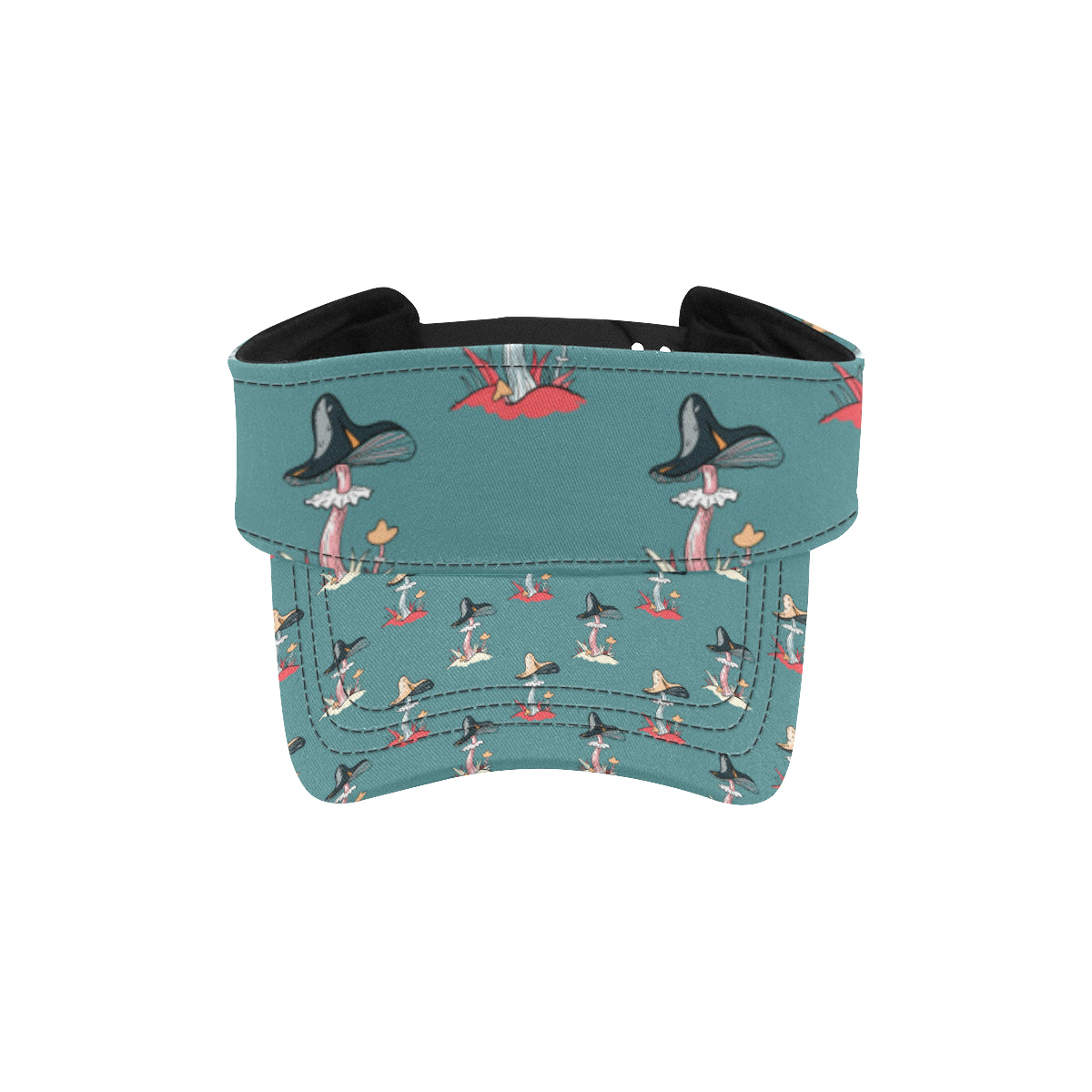 Mushroom Pattern Print Design A04 Unisex Sun Visor