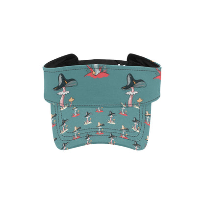 Mushroom Pattern Print Design A04 Unisex Sun Visor