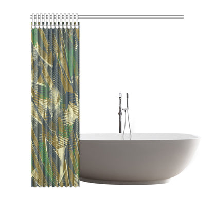 Military Camouflage Pattern Print Design 01 Shower Curtain