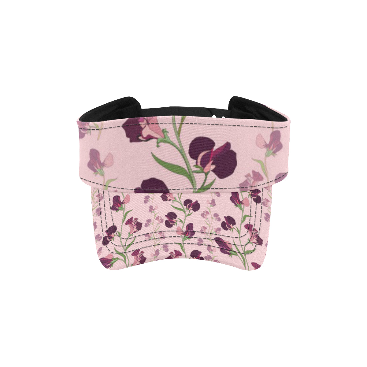Peony Pattern Print Design PE09 Unisex Sun Visor