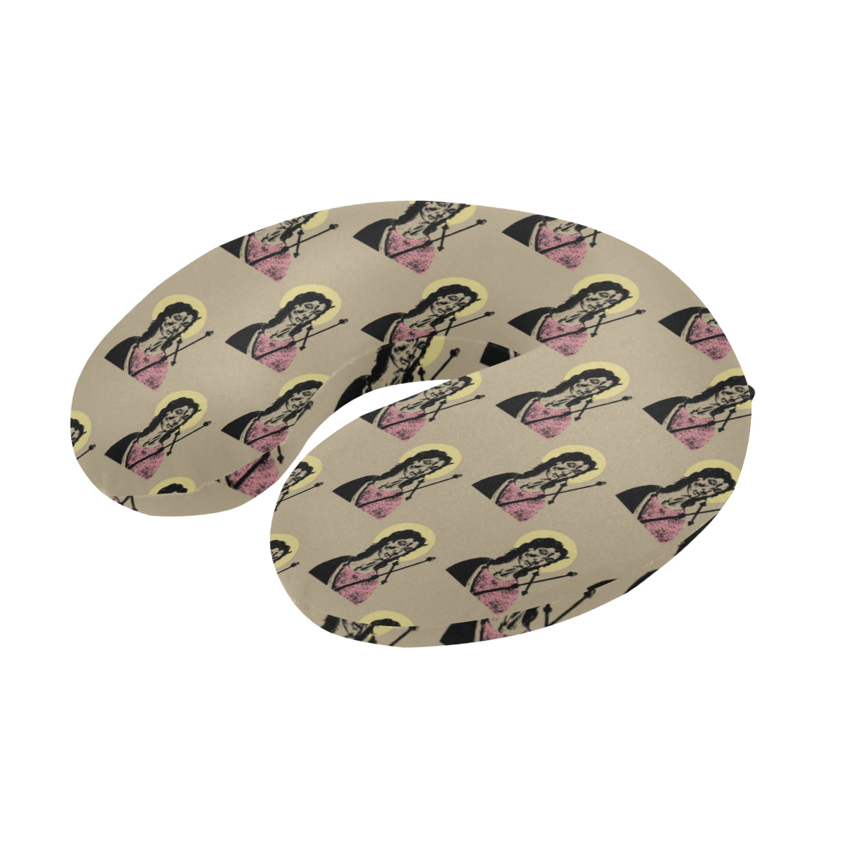 Christian Pattern Print Design 04 U-Shaped Travel Neck Pillow