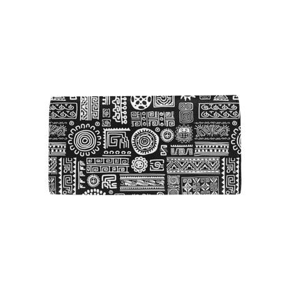 Polynesian Pattern Print Design A02 Women's Trifold Wallet
