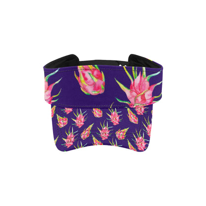 Dragonfruit Pattern Print Design DF02 Unisex Sun Visor