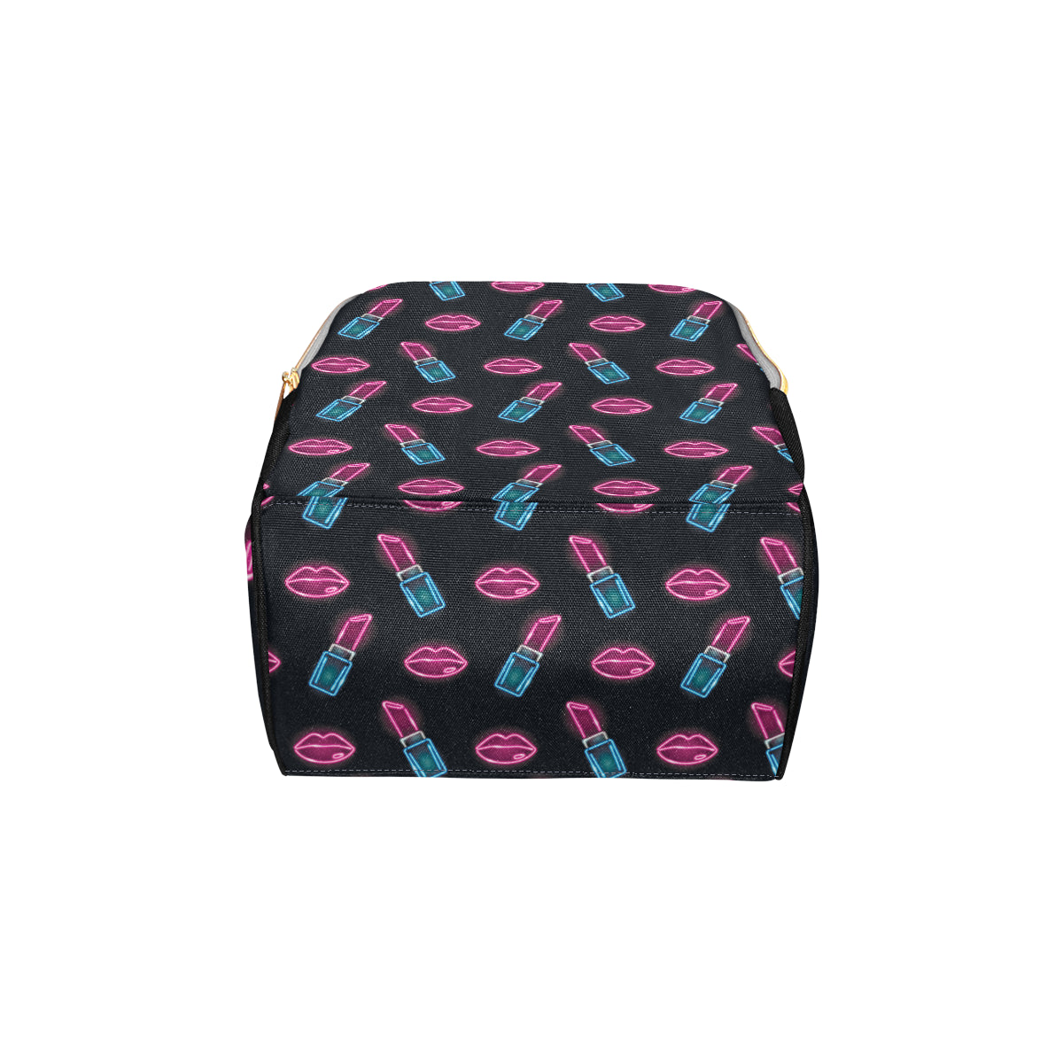 Lipstick Color Neon Pattern Print Design 03 Diaper Bag Backpack
