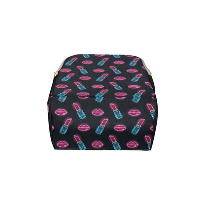 Lipstick Color Neon Pattern Print Design 03 Diaper Bag Backpack