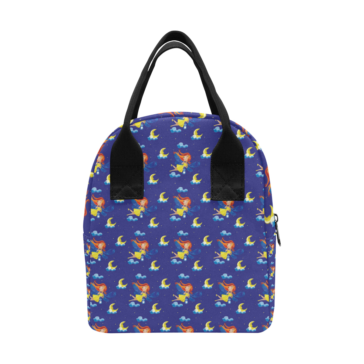 Fairy with Moon Print Pattern Insulated Lunch Bag