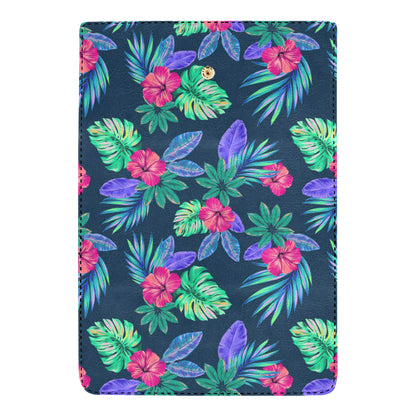 Tropical Flower Pattern Print Design TF09 Women's Trifold Wallet