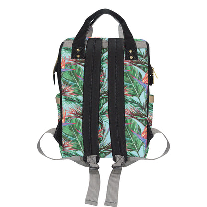 Bird Of Paradise Pattern Print Design BOP01 Diaper Bag Backpack