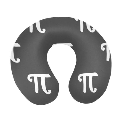 Pi Day Pattern Print Design A01 U-Shaped Travel Neck Pillow