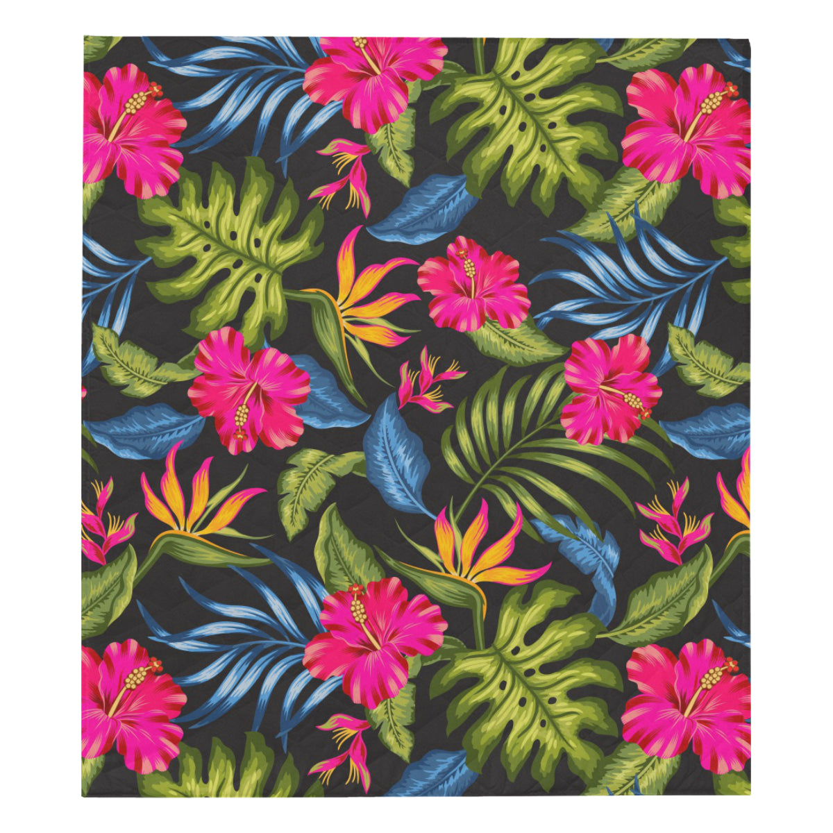 Bird Of Paradise Pattern Print Design BOP014 Premium Quilt