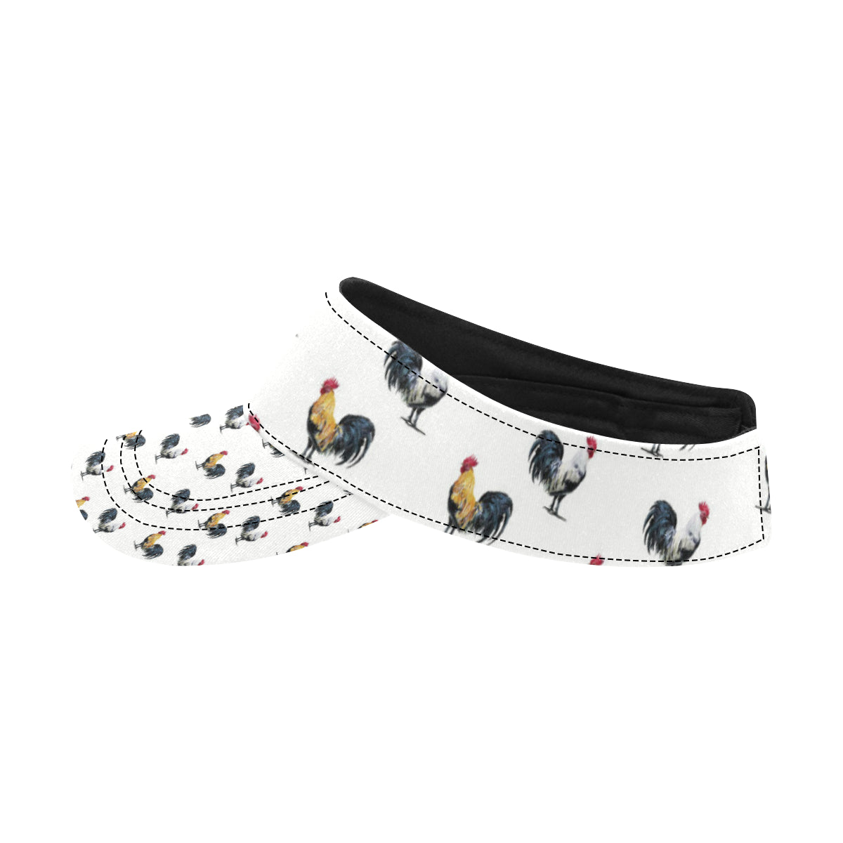Chicken Pattern Print Design 02 Unisex Sun Visor