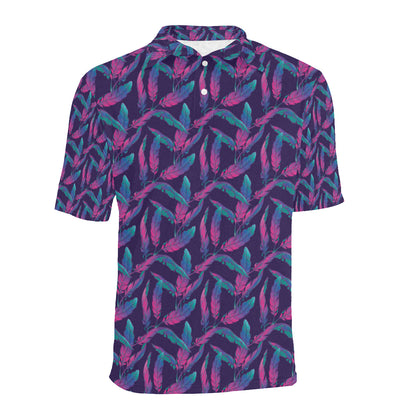 Banana Leaf Pattern Print Design 08 Men Polo Shirt