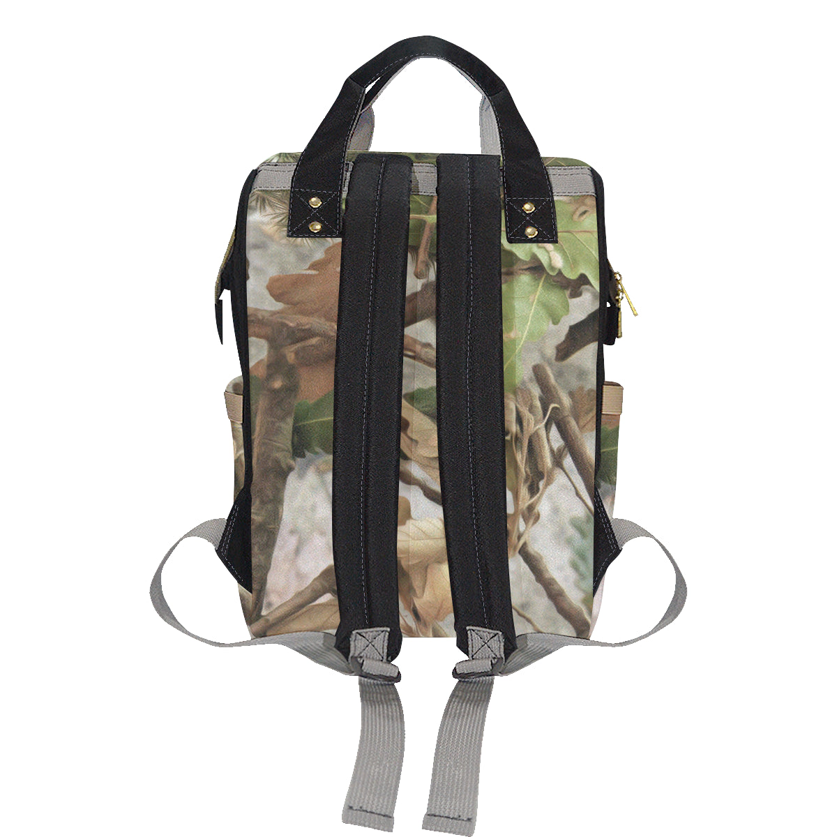 Camo Realistic Tree Forest Print Diaper Bag Backpack