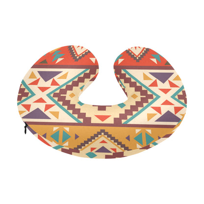 Navajo Pattern Print Design A01 U-Shaped Travel Neck Pillow