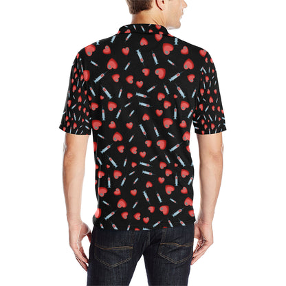 Phlebotomist Medical Concept Men Polo Shirt