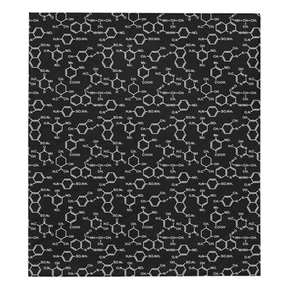 Chemical Pattern Print Design 02 Premium Quilt