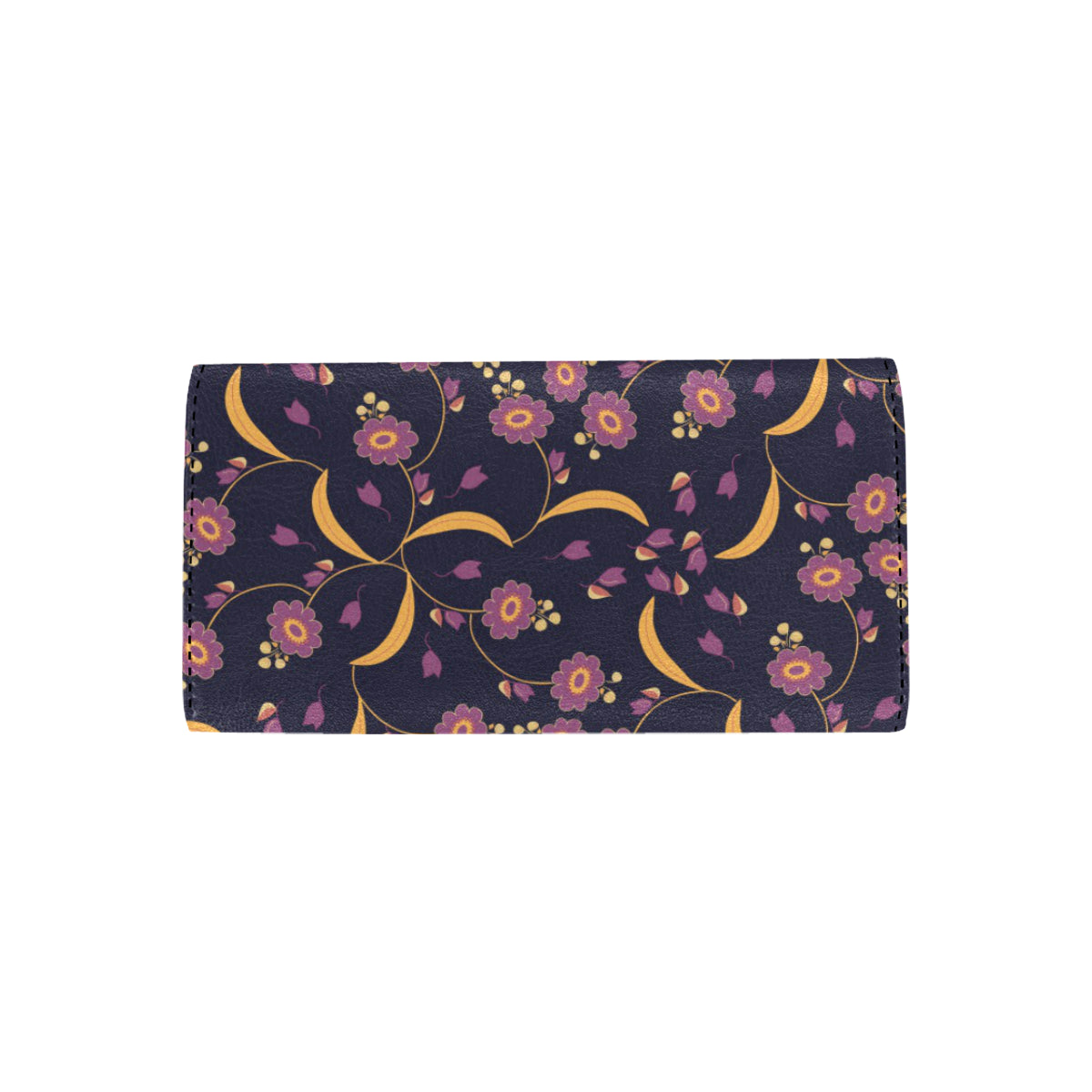 Anemone Pattern Print Design AM012 Women's Trifold Wallet