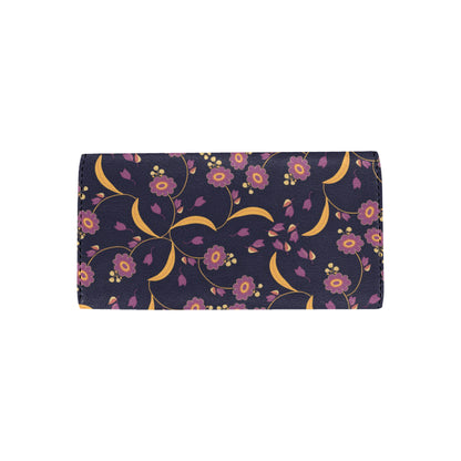 Anemone Pattern Print Design AM012 Women's Trifold Wallet