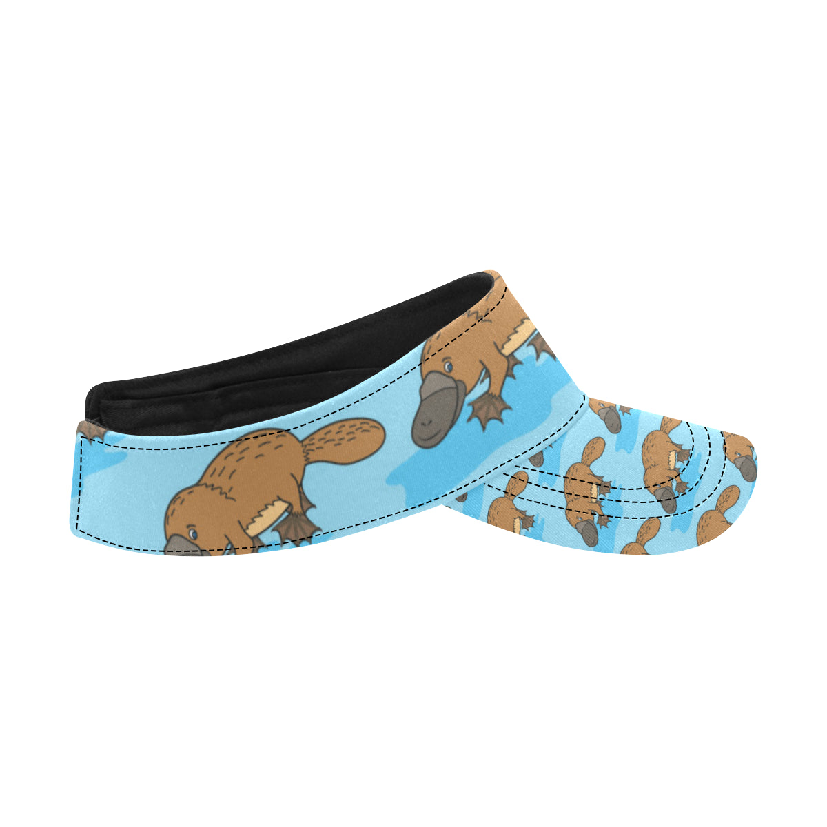 Platypus Pattern Print Design A02 Unisex Sun Visor