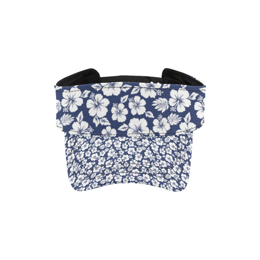 Hibiscus Blue Hawaiian Flower Style Unisex Sun Visor