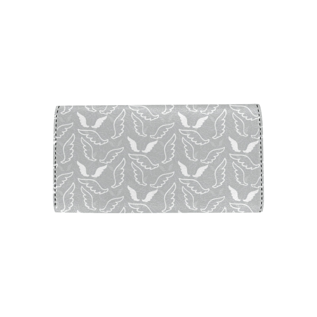Angel Wings Pattern Print Design 01 Women's Trifold Wallet