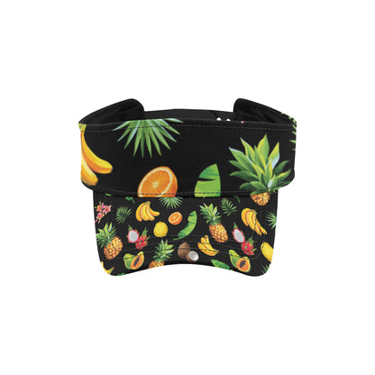 Tropical Fruits Pattern Print Design TF03 Unisex Sun Visor