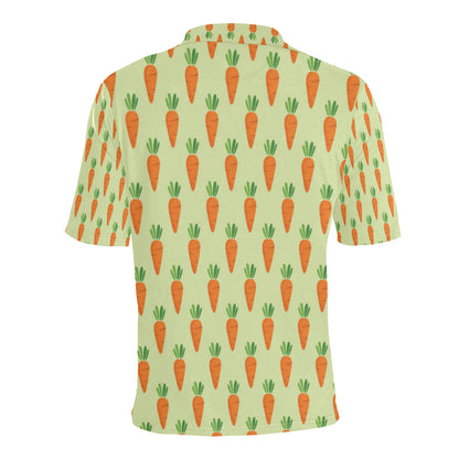 Carrot Pattern Print Design 02 Men Polo Shirt