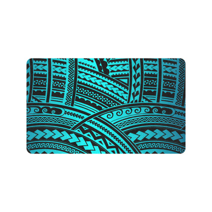 Polynesian Tribal Rubber Doormat