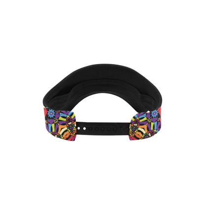 Kaleidoscope Pattern Print Design 01 Unisex Sun Visor