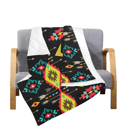 Native Pattern Print Design A05 Premium Quilt