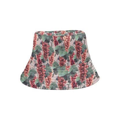 Grape Pattern Print Design GP01 Unisex Bucket Hat