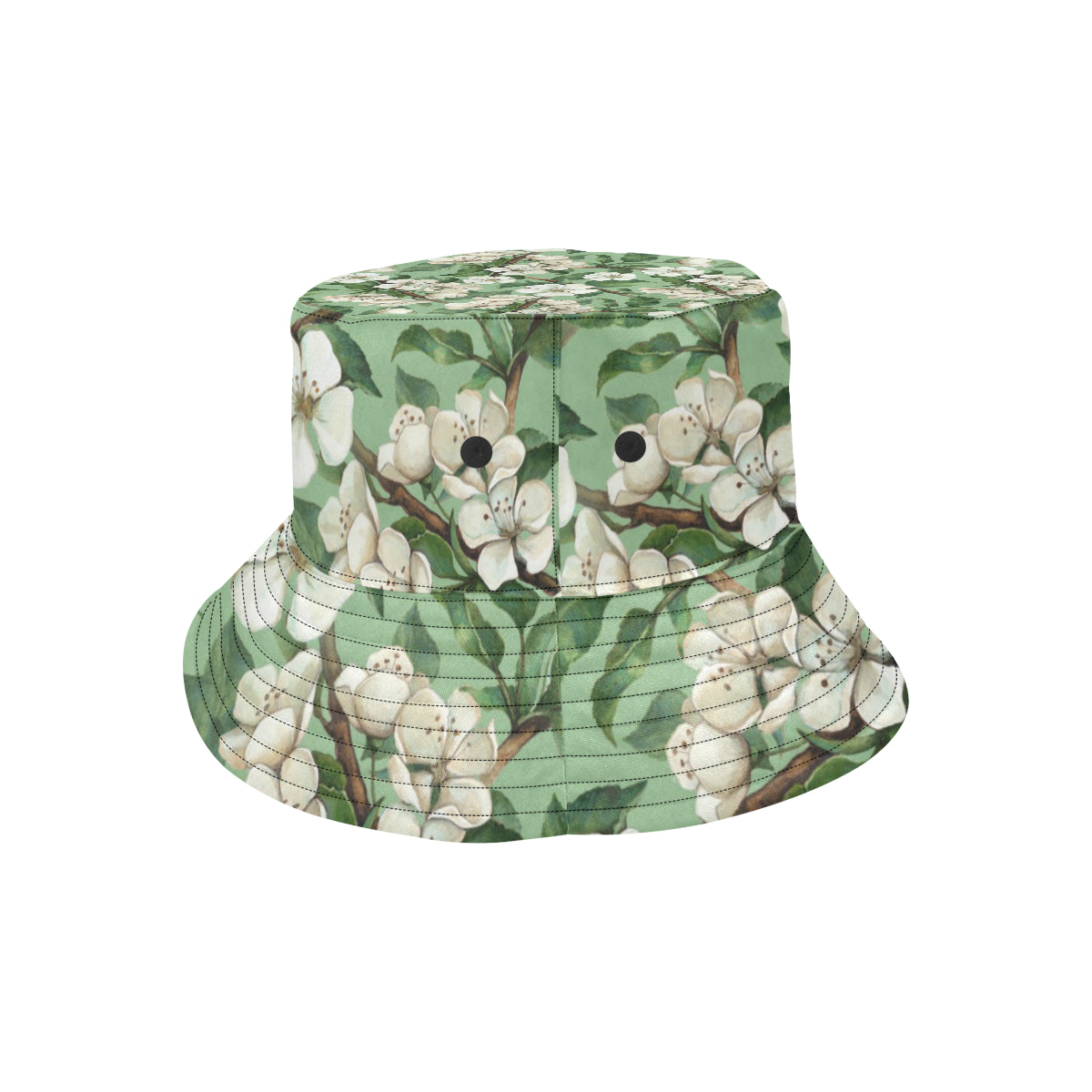 Apple blossom Pattern Print Design AB02 Unisex Bucket Hat
