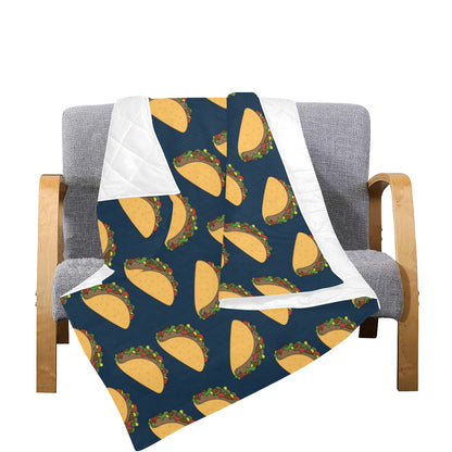 Taco Pattern Print Design TC04 Premium Quilt