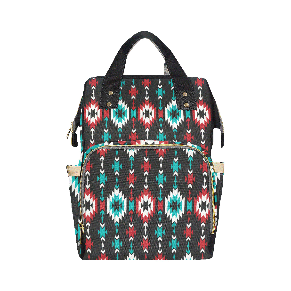 Native Pattern Print Design A08 Diaper Bag Backpack