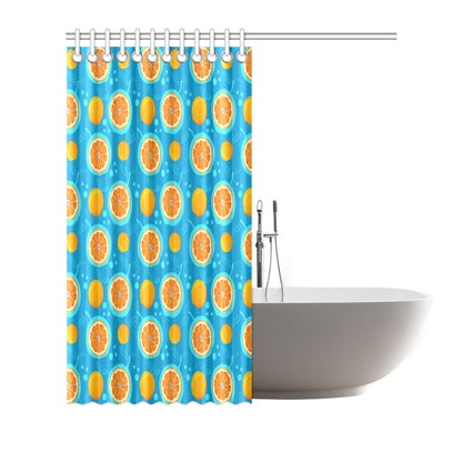 Grapefruit Pattern Print Design GF03 Shower Curtain