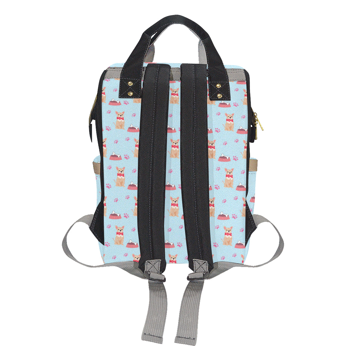 Chihuahua Pattern Print Design 05 Diaper Bag Backpack