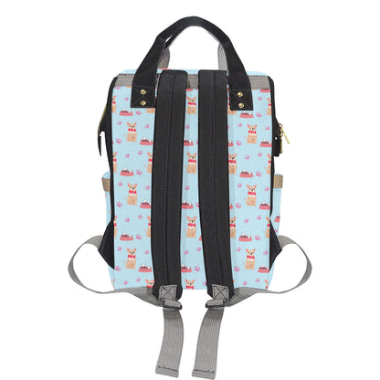 Chihuahua Pattern Print Design 05 Diaper Bag Backpack