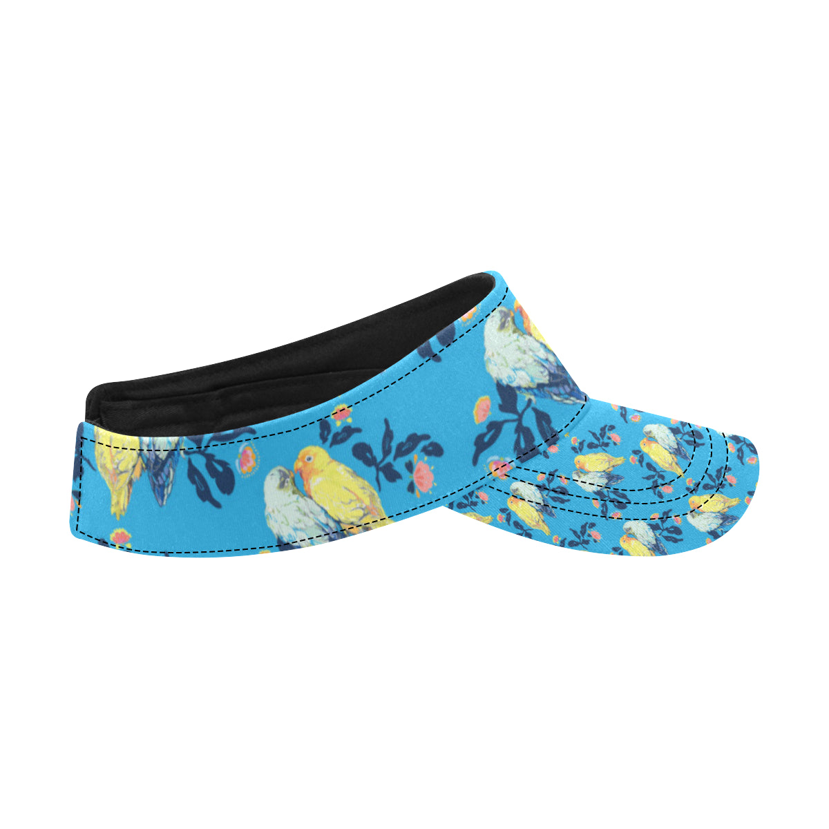 Lovebird Pattern Print Design 03 Unisex Sun Visor
