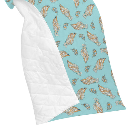 Angel Wings Pattern Print Design 03 Premium Quilt