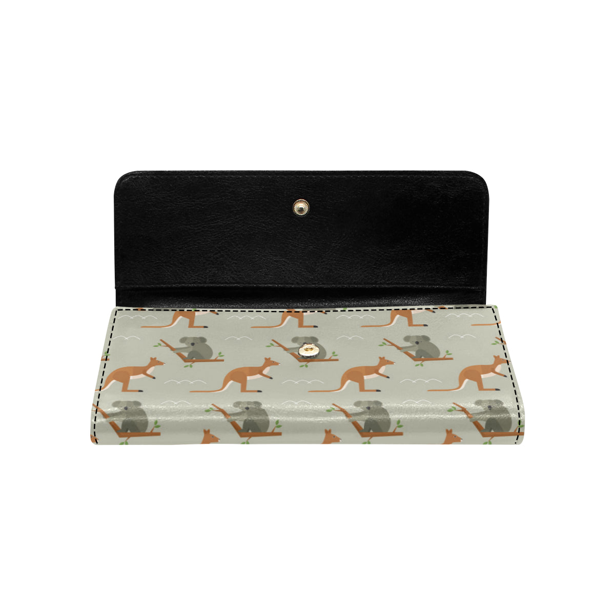 Koala Pattern Print Design 03 Women's Trifold Wallet