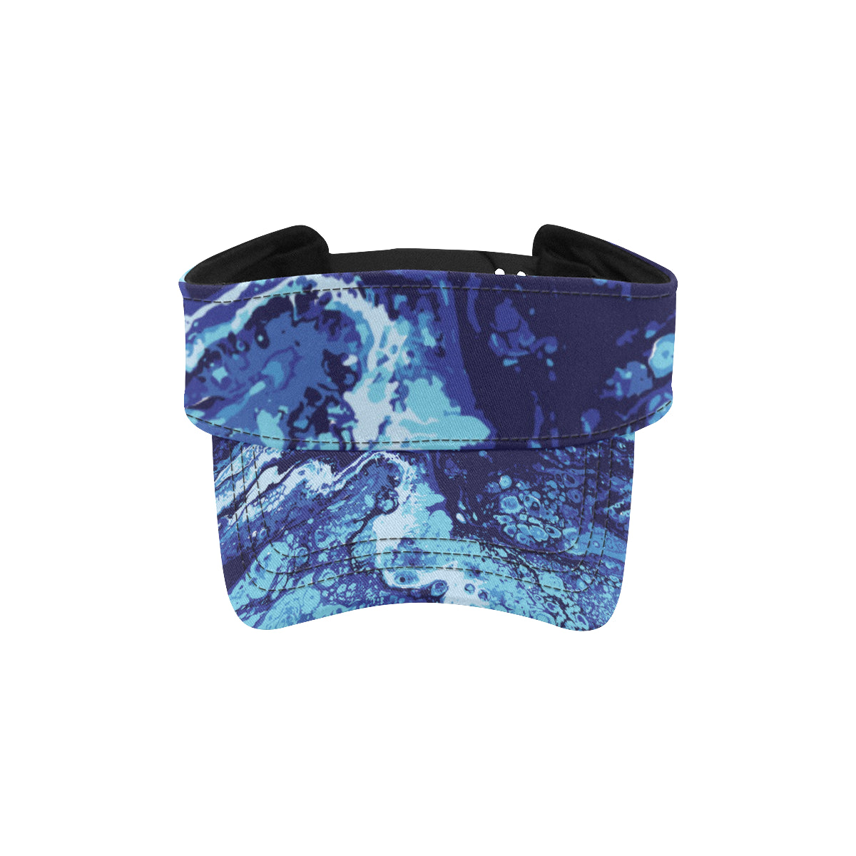 Ocean Liquid Pattern Print Design A03 Unisex Sun Visor