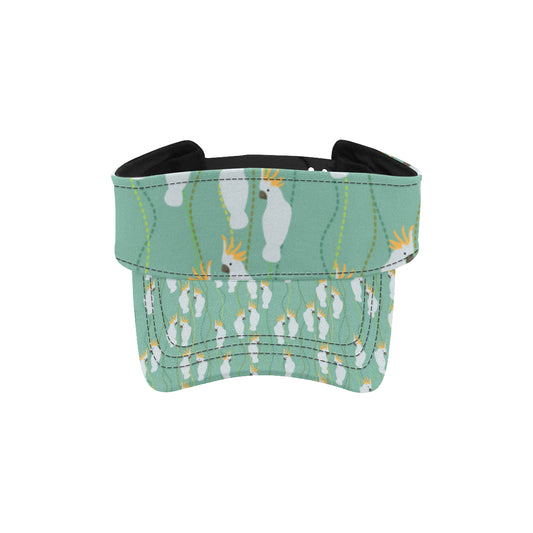 Cockatoo Pattern Print Design 01 Unisex Sun Visor
