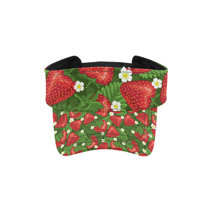Strawberry Pattern Print Design SB05 Unisex Sun Visor