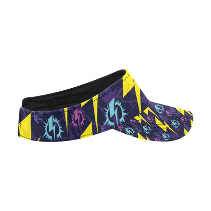 Lightning Thunder Pattern Print Design 01 Unisex Sun Visor