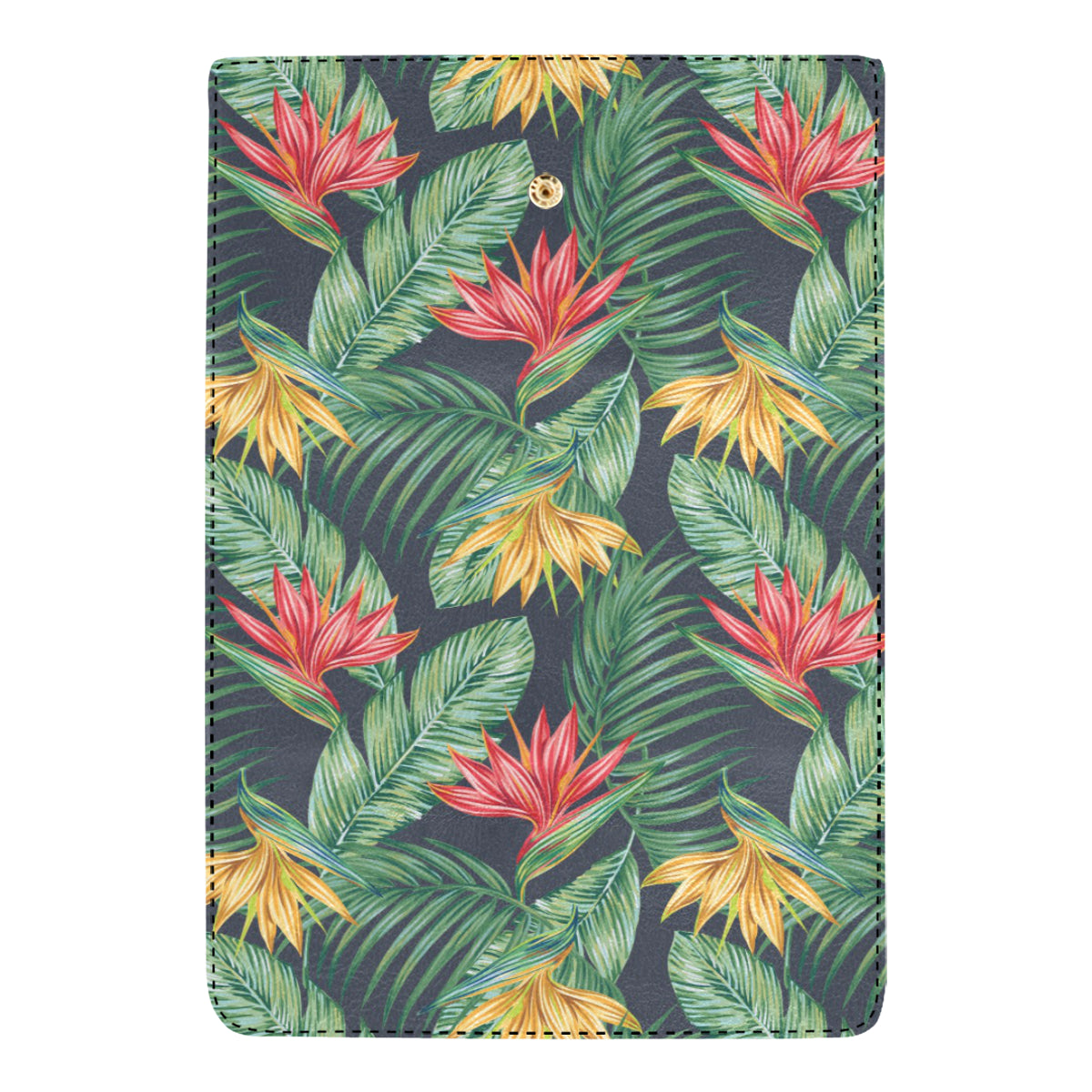 Bird Of Paradise Pattern Print Design BOP09 Women's Trifold Wallet
