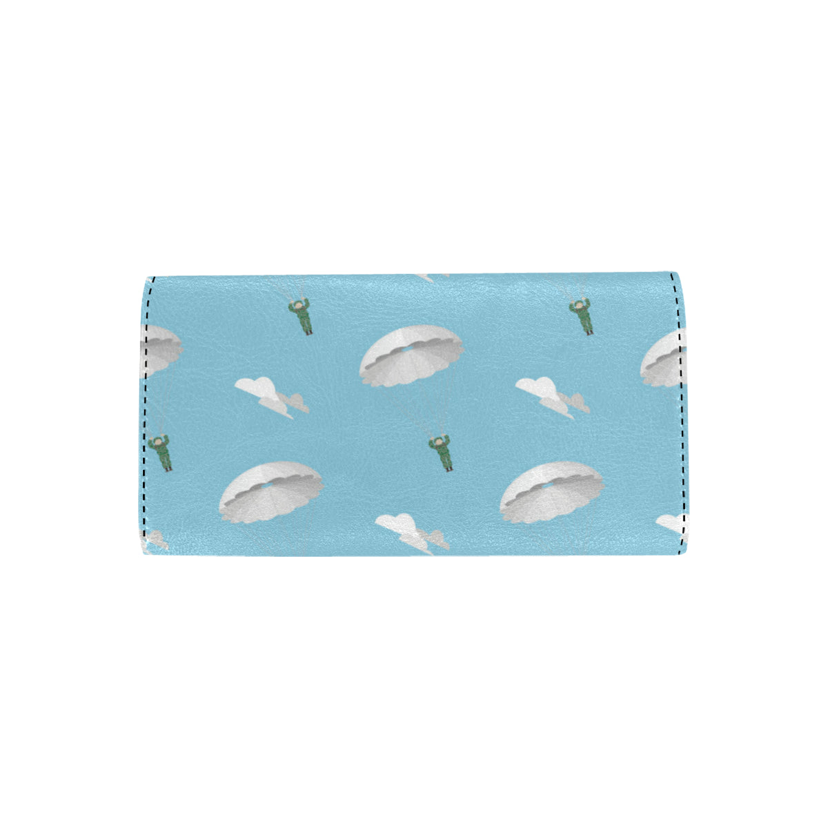 Paratrooper Pattern Print Design A02 Women's Trifold Wallet